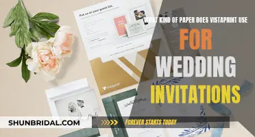 Vistaprint Wedding Invites: What Paper Do They Use?