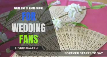 Choosing the Right Paper for Wedding Fans