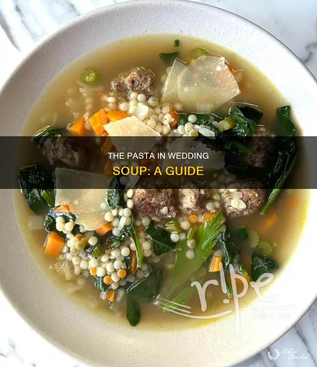 what kind of pasta is used in wedding soup