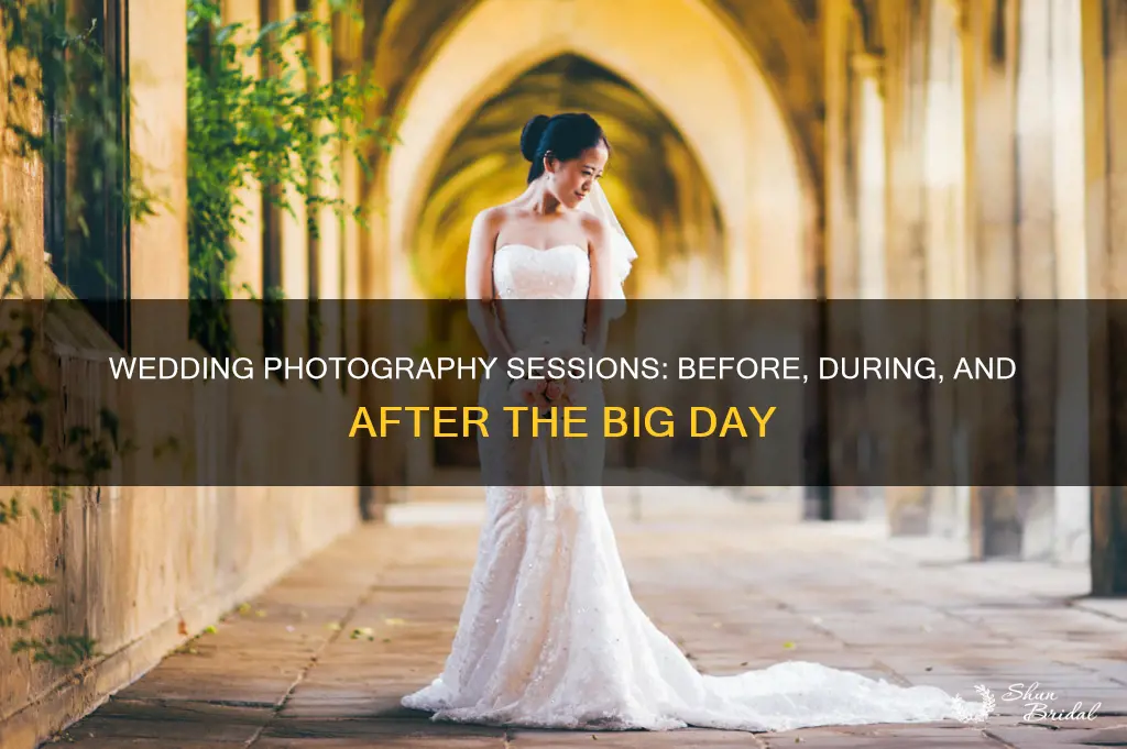 what kind of photo sessions are done for weddings and