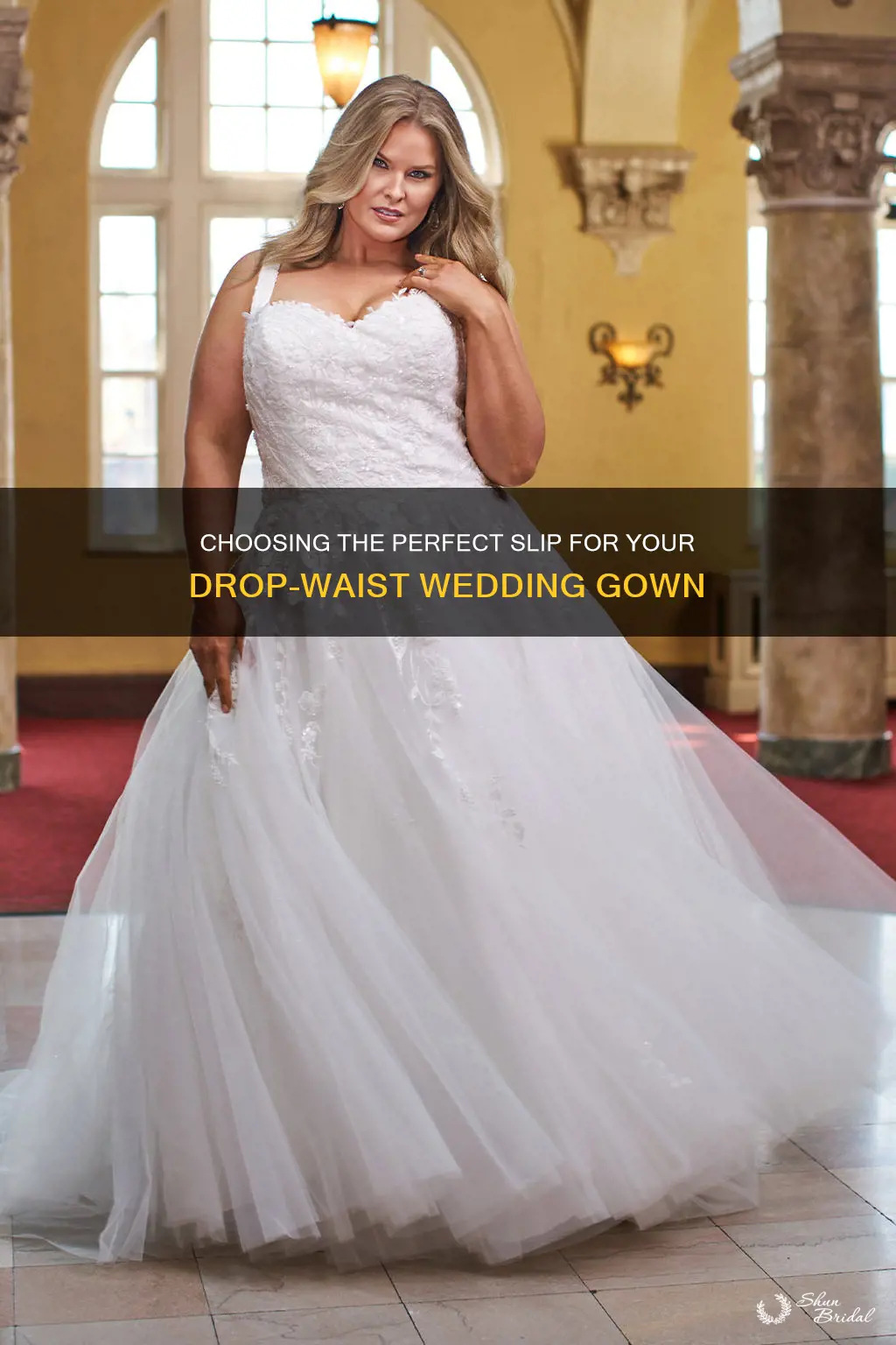 what kind of slip for a drop waist wedding dress