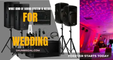 Sound Systems for Weddings: Choosing the Right Setup