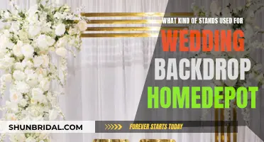 Backdrop Stands for Your Wedding: Home Depot Options