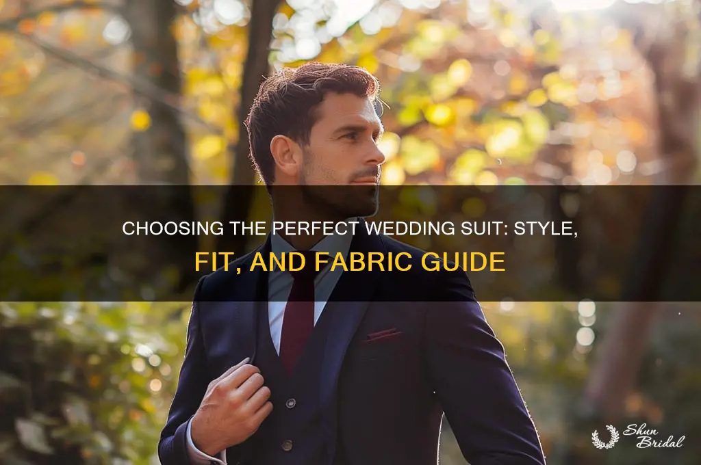 what kind of suit should I buy for a wedding