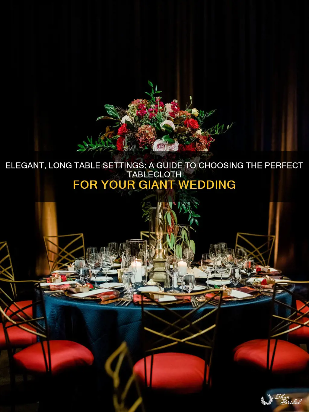 what kind of table ckith for long giant wedding table