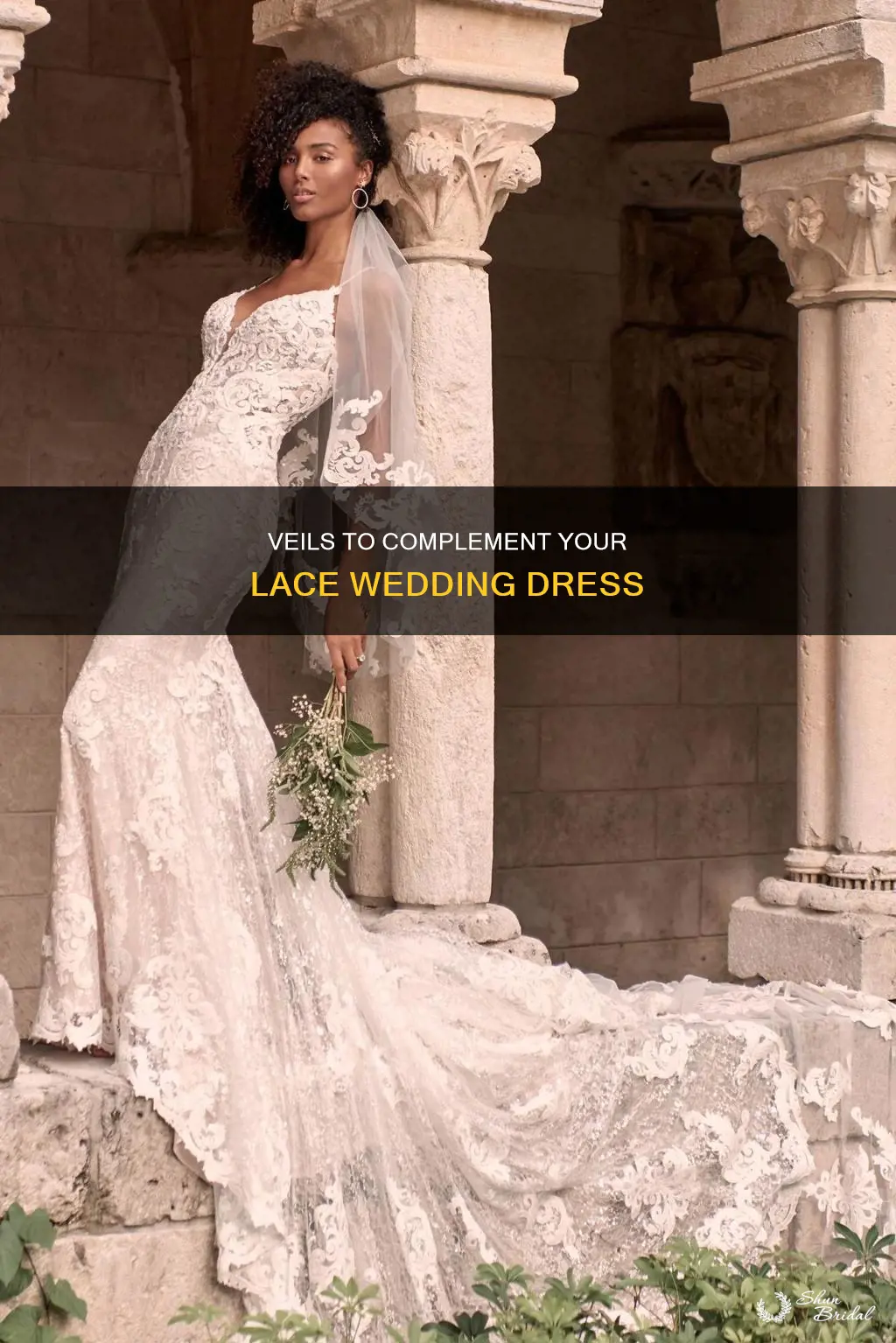 what kind of veil goes with a lace wedding dress