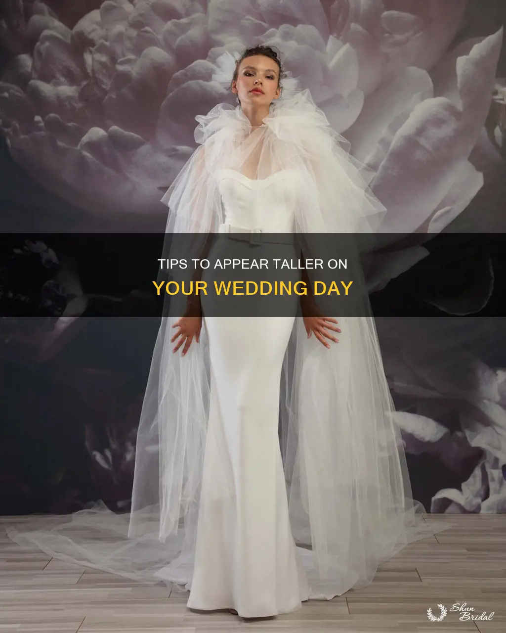 what kind of wedding dress will make me look taller