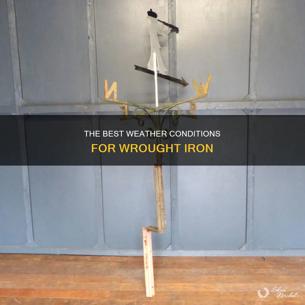 what kind of weder use on wrought iron