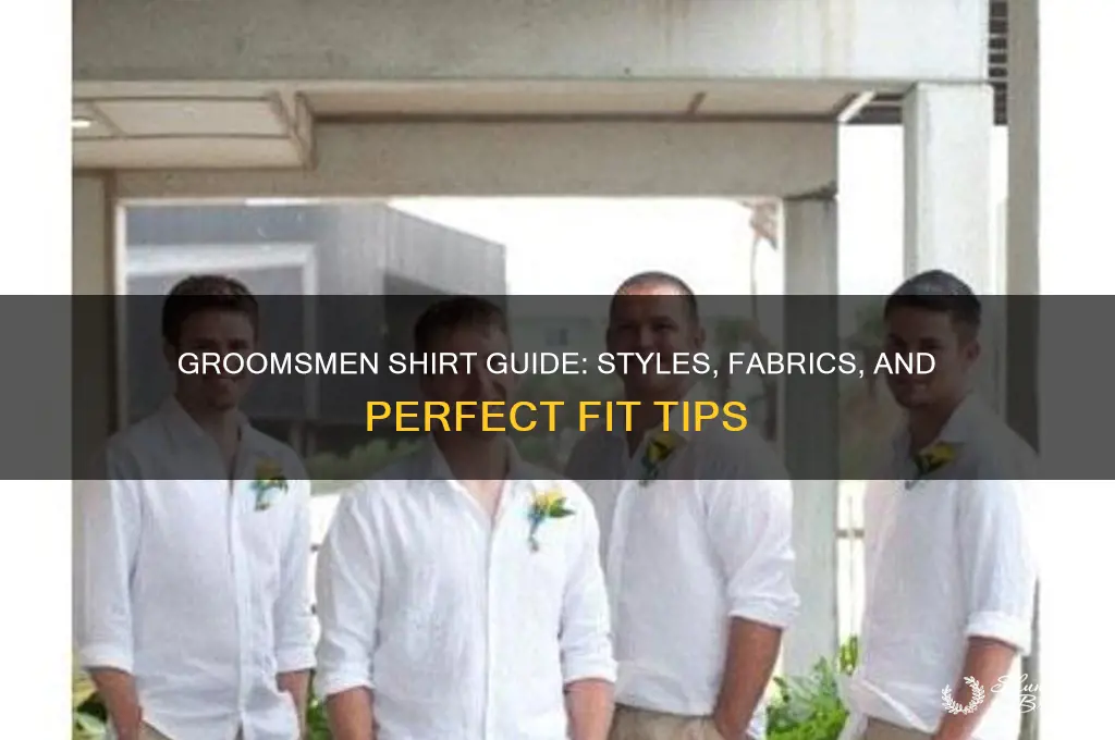 what kinda shirts for groomsmen