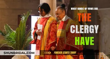 Exploring the Sacred Vows of Clergy: Types and Commitments