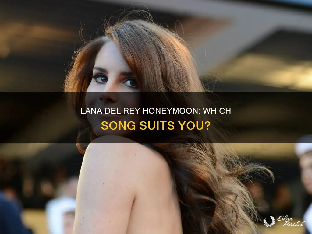 what lana del rey honeymoon song are you