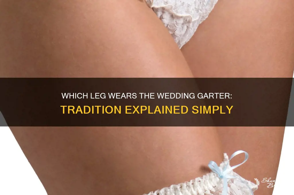 what leg does a wedding garter go on