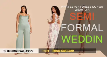 Semi-Formal Wedding Attire: Choosing the Right Dress Length