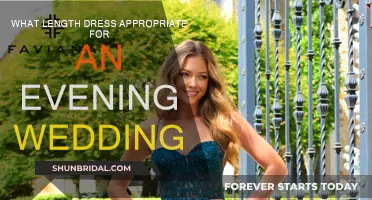 Evening Wedding Attire: How Long is Too Long?
