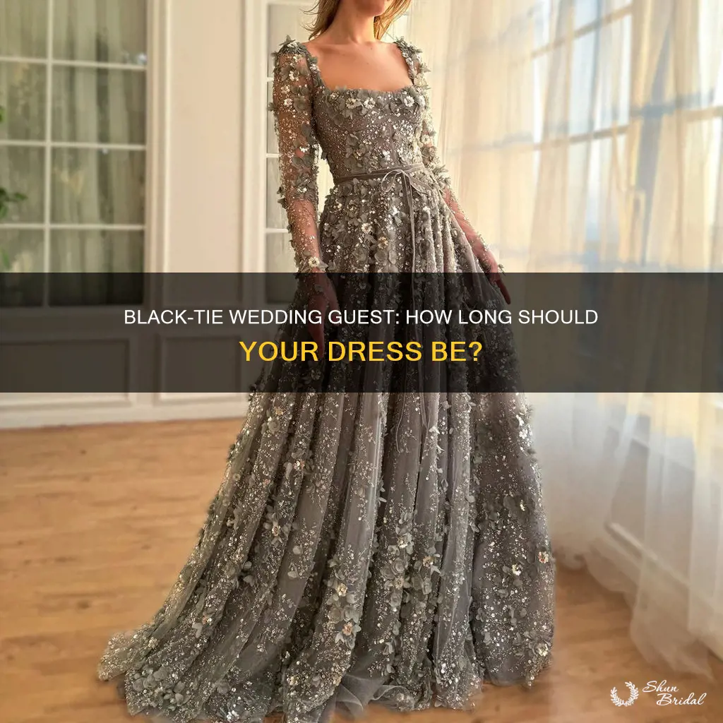 what length dress for black tie optional wedding