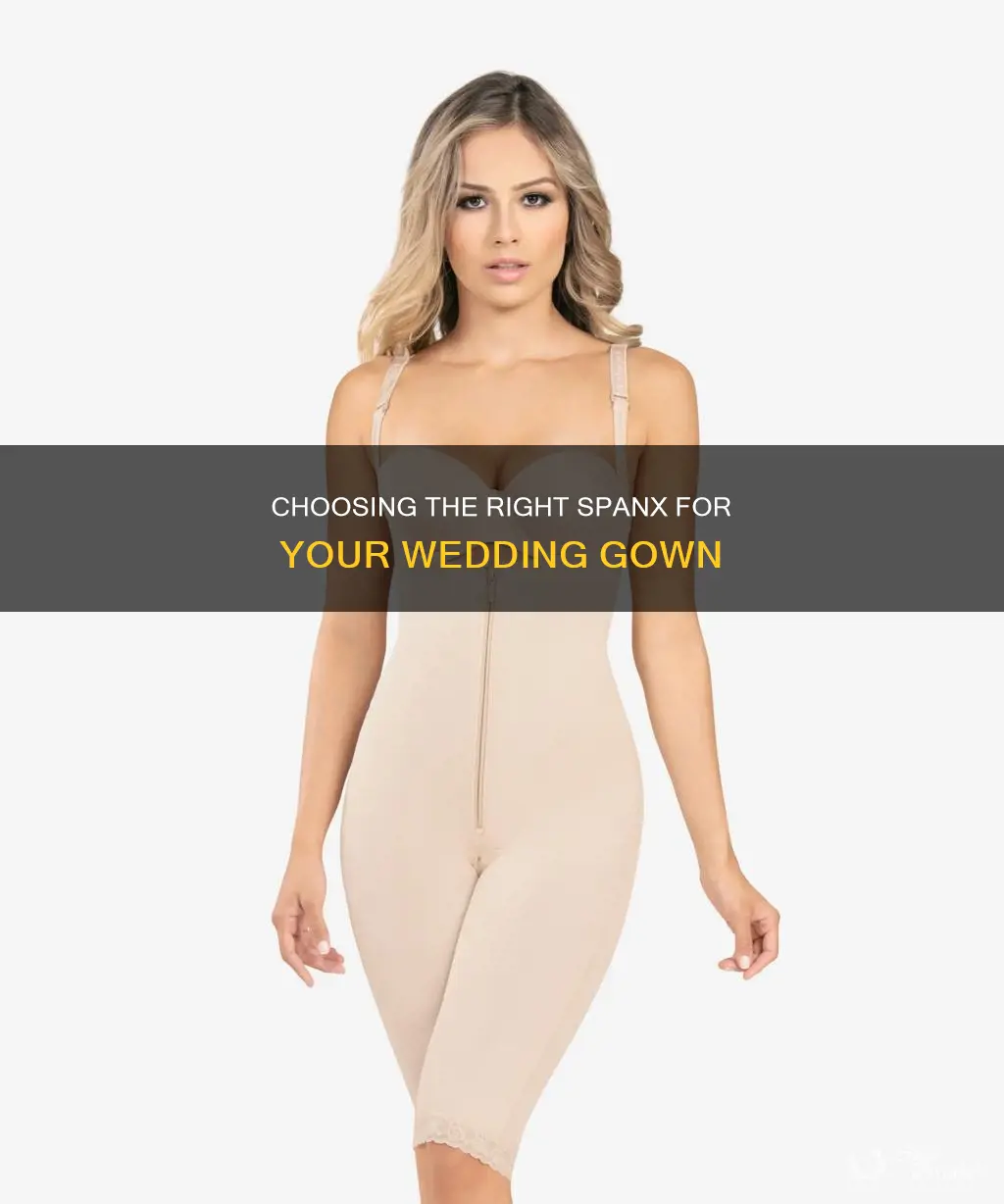 what level spanx should I wear with my wedding dress