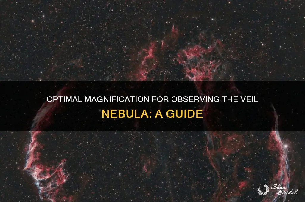 what magnification for veil nebula