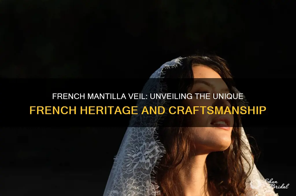 what makes a french mantilla veil french