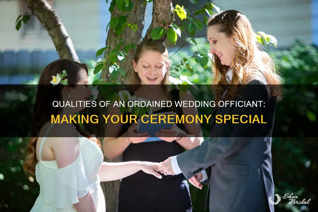 what makes a good ordained for wedding