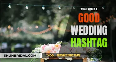 Creative Couple Hashtags: Make Your Wedding Memorable