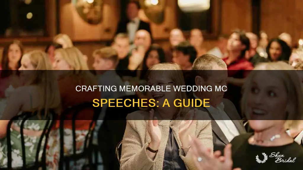 what makes a good wedding mc speech