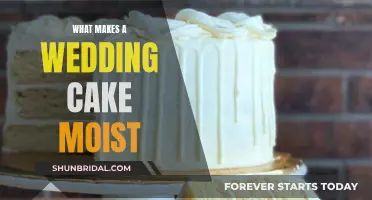 The Secret to a Moist Wedding Cake