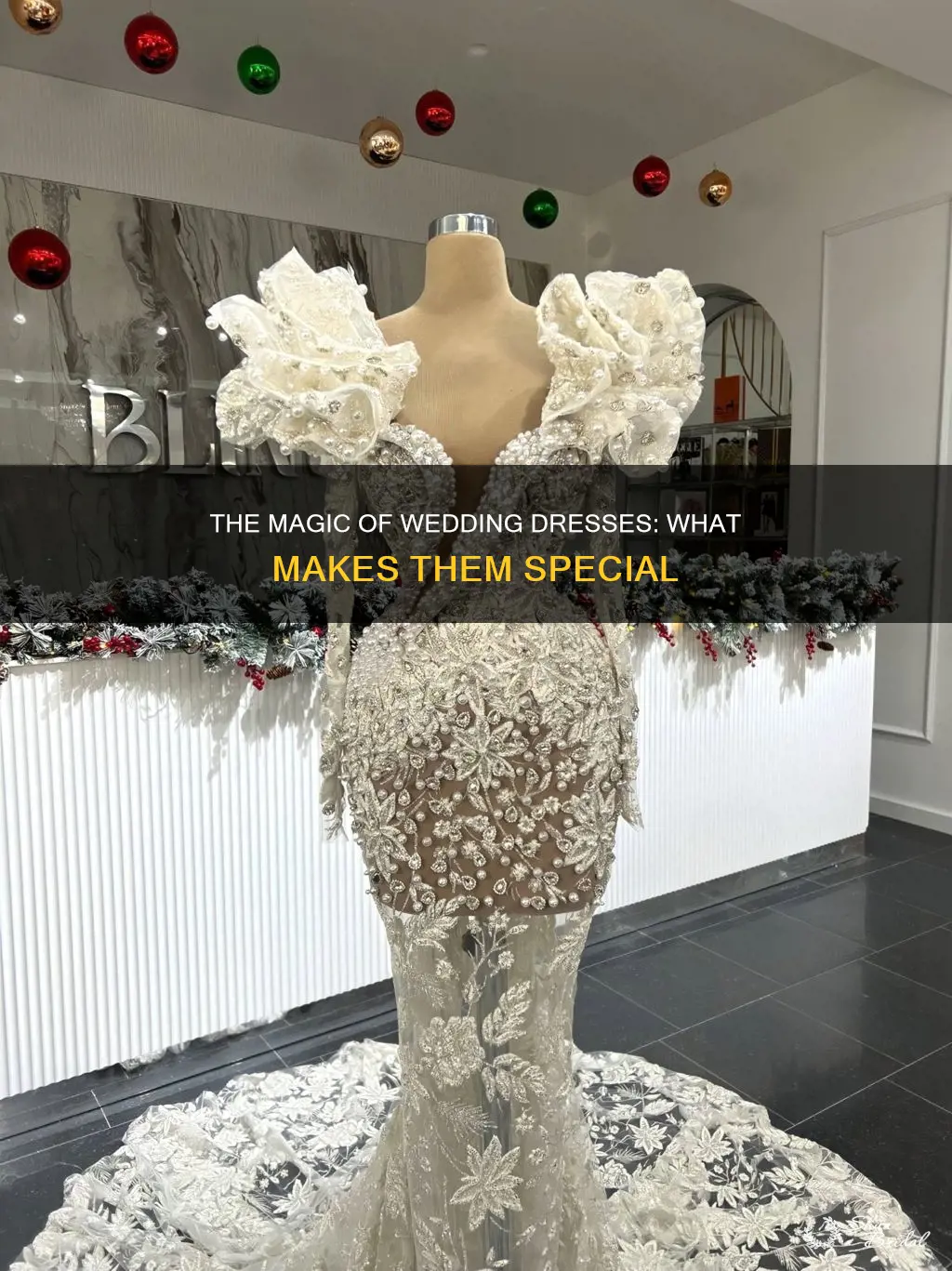 what makes a wedding dress special