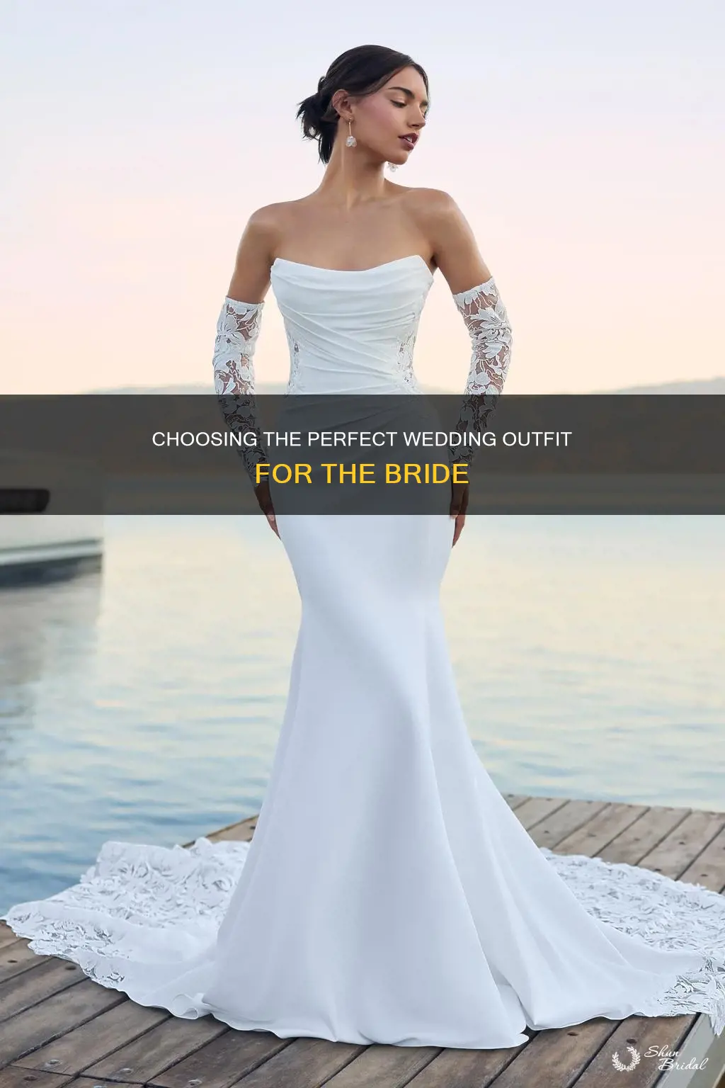 what makes a wedding outfits for the bride