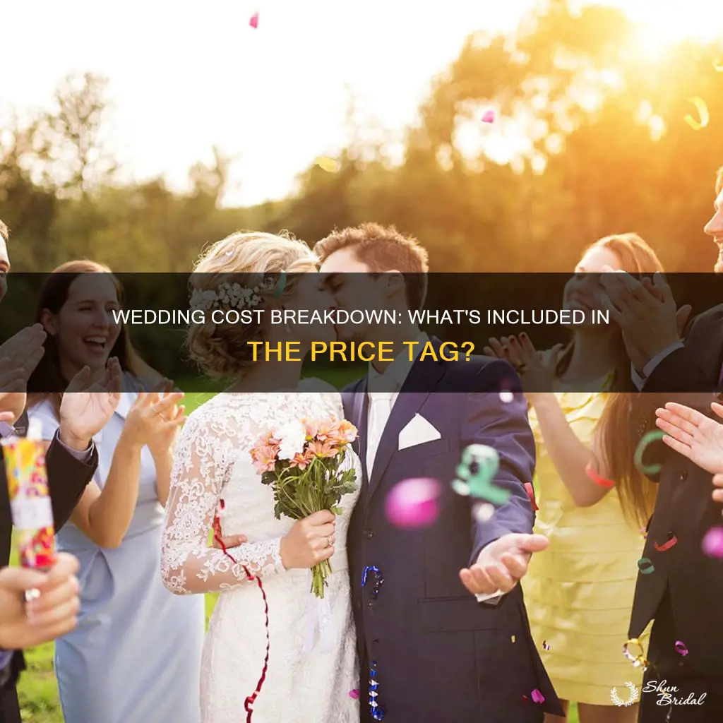 what makes up wedding cost