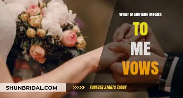 What Marriage Means to Me: Crafting Personal Vows for a Lifetime