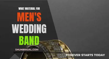 Wedding Bands for Men: Metal Matters