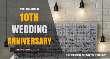 Celebrating a Decade of Love: The 10th Wedding Anniversary Material Guide