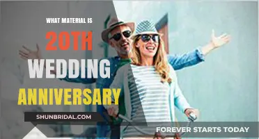 Celebrating 20 Years: The Traditional Material for Your Wedding Anniversary