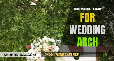 Wedding Arch Materials: Choosing the Perfect Fabric