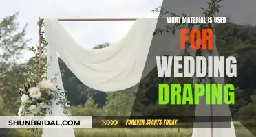 Fabrics for Wedding Draping: A Guide