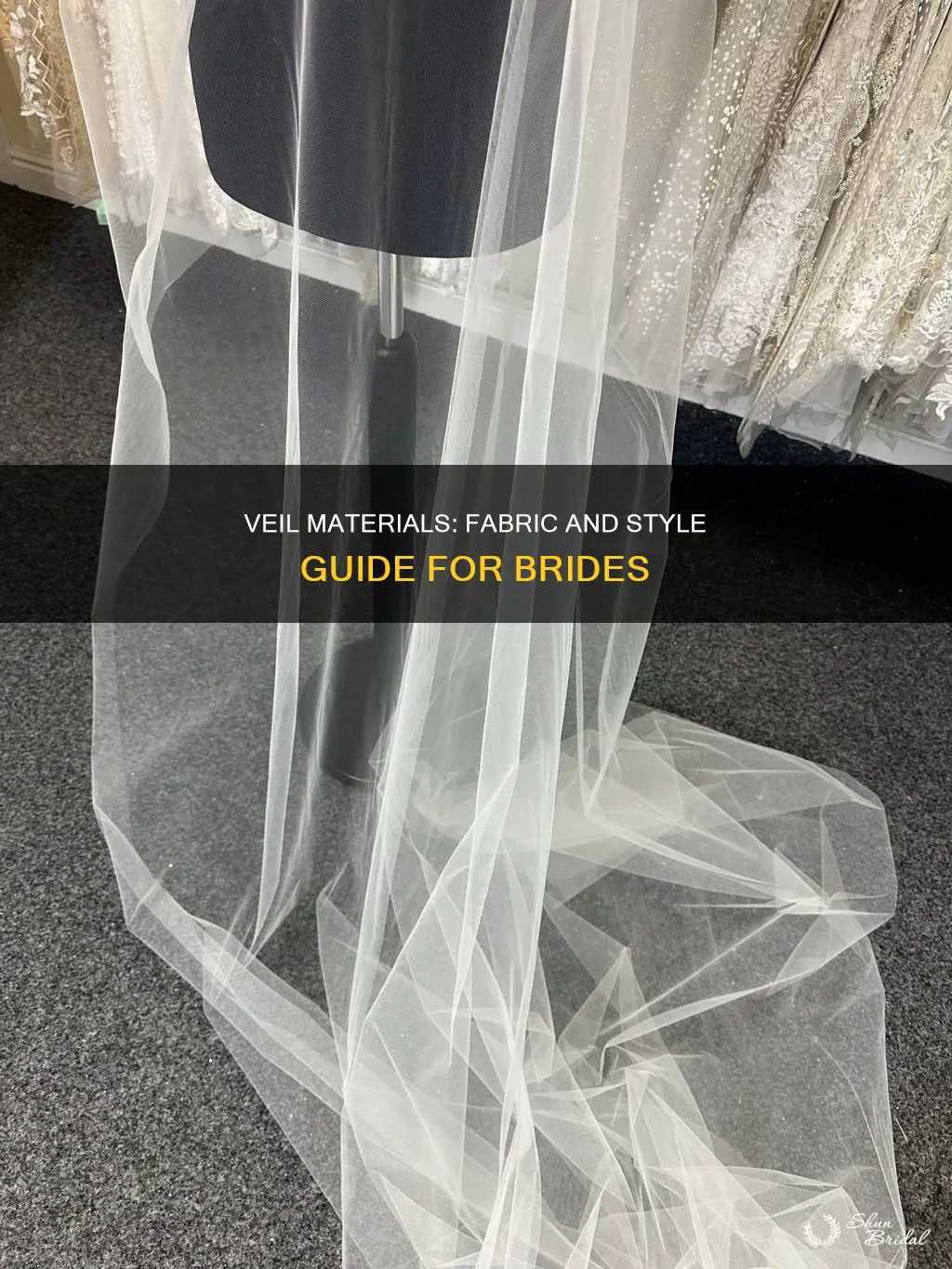 what material is used in a wedding veil