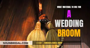 Choosing the Perfect Wedding Broom: A Guide to Materials