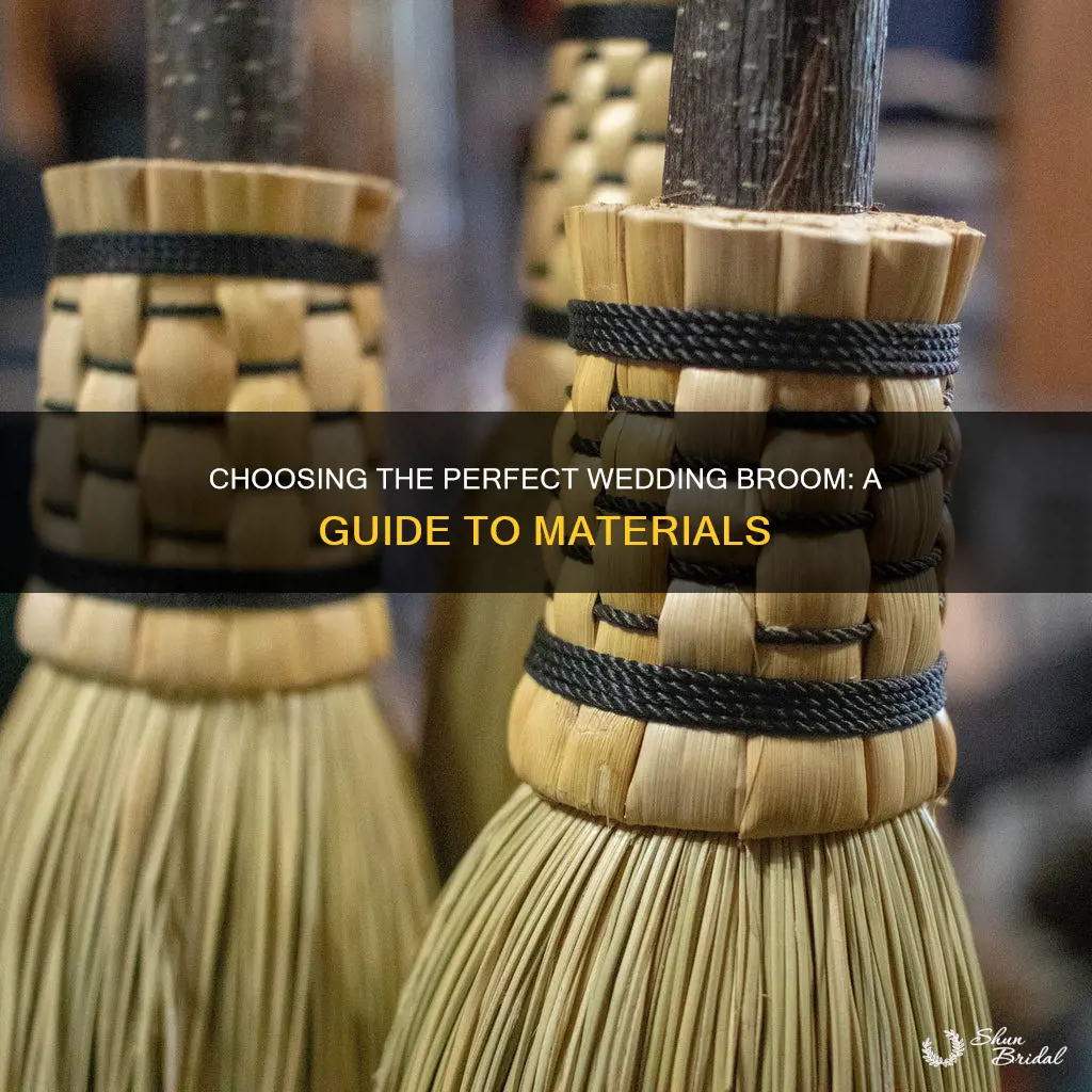what material to use for a wedding broom