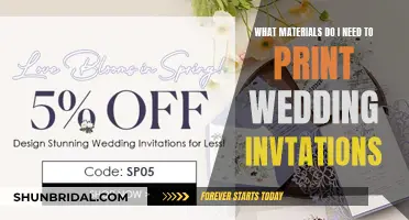 Printing Wedding Invitations: Materials and Supplies Guide