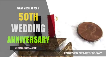 Golden Jubilee: Celebrating 50 Years of Marriage with a Special Medal