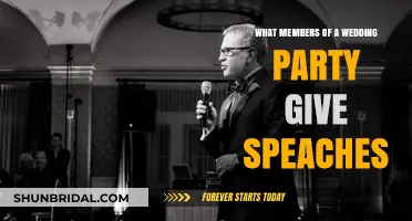 Who Speaks at Weddings? A Guide to Wedding Party Speeches