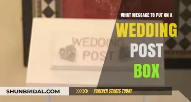 Creative Wedding Post Box Messages to Inspire You