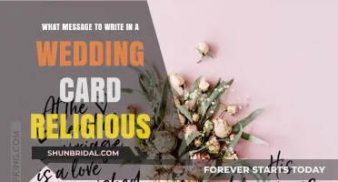 Blessings and Prayers: Crafting Religious Wedding Card Messages