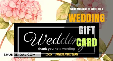 Perfect Wedding Gift Card Messages: Heartfelt Words for the Happy Couple
