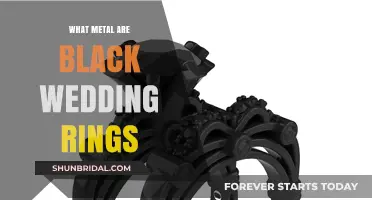 Black Wedding Rings: What Metals Are Used?