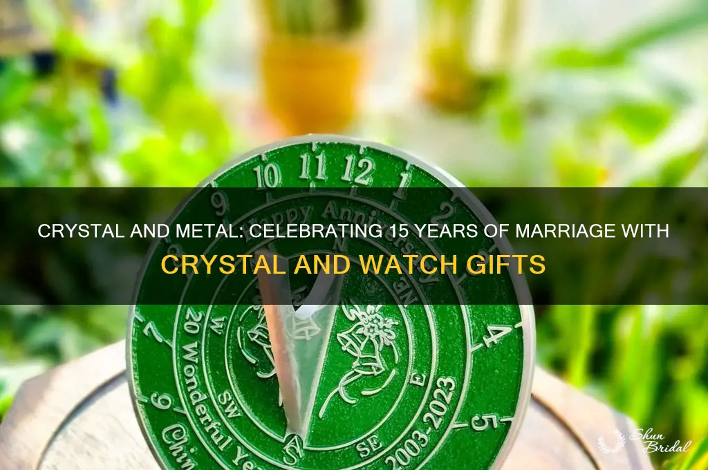what metal is 15th wedding anniversary