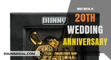 Celebrating 20 Years: The Metal Symbolizing Your Wedding Anniversary
