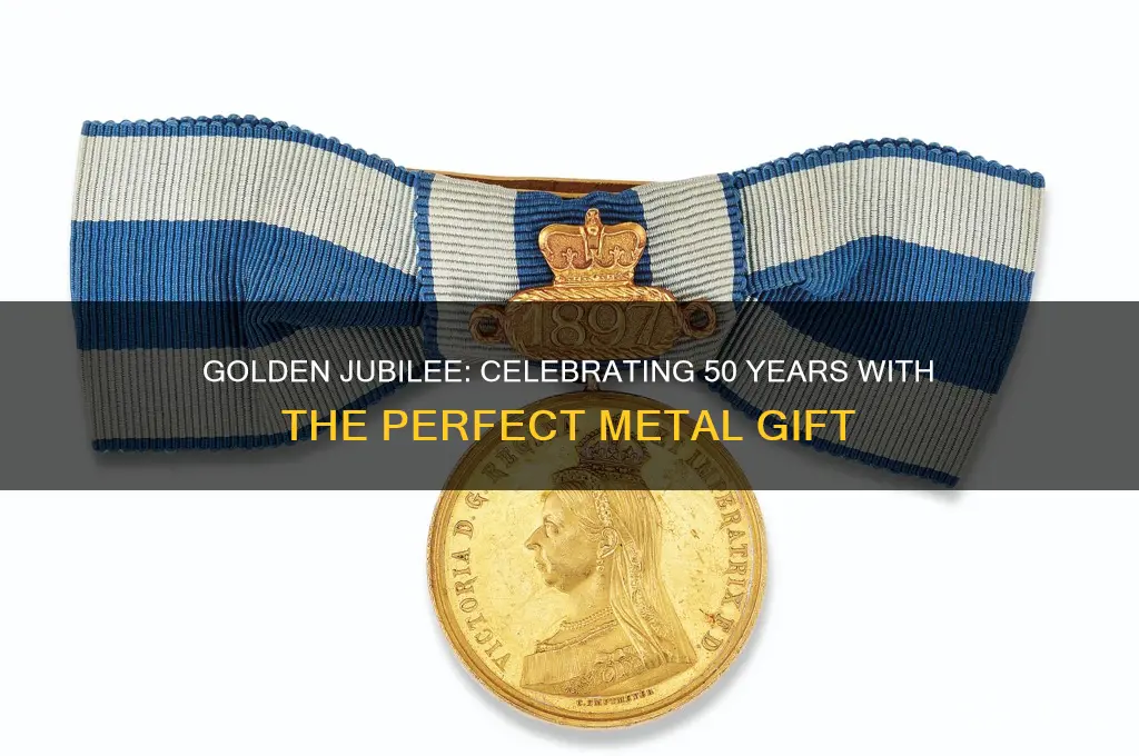 what metal is 50th wedding anniversary