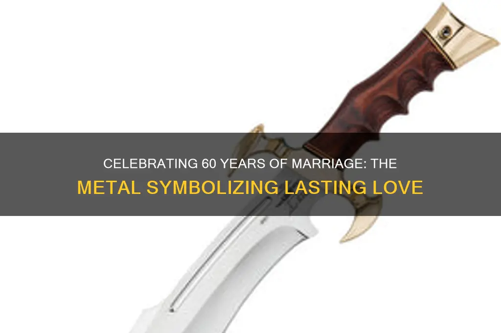what metal is 60th wedding anniversary