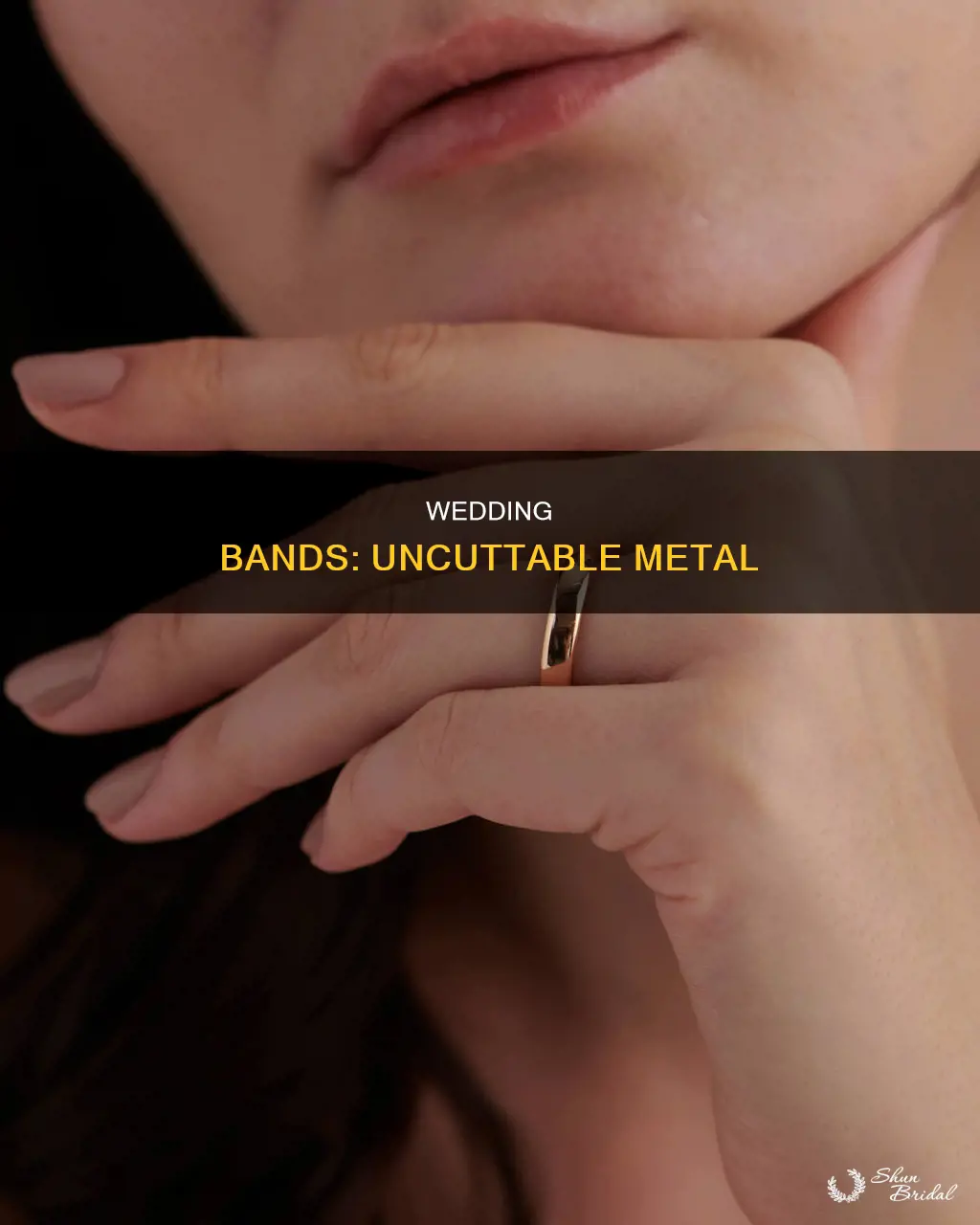 what metal wedding band cannot be cut off